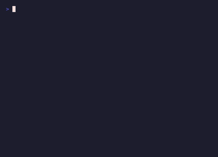 kipferl demo showing CLI app with interactive prompts and beautiful output